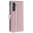 Flip case for Samsung Galaxy A54 5G, Wallet Zipper Pocket, pink