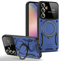 Armored Case for Samsung Galaxy A55 5G, Magnetic Ring, blue