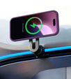Case for iPhone 16 Pro, for MagSafe, ERBORD Matt Case, dark purple + Screen Glass
