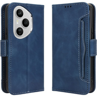 Flip case for Honor 400 Pro 5G, Card Slot, dark blue