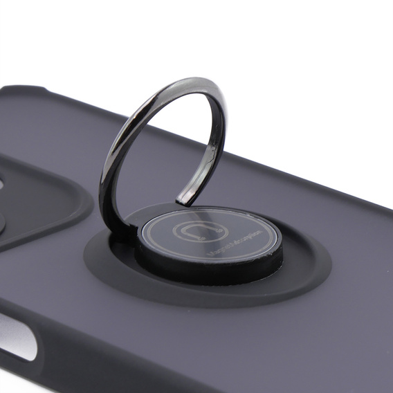 Case for Infinix Hot 30i, Frosted Ring, black
