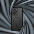 Case for Realme 14 5G / Realme 14T 5G, for MagSafe, ERBORD Matt Case, black + Screen Glass