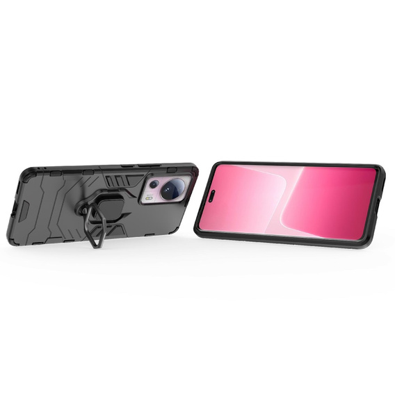 Case for Xiaomi 13 Lite, Kickstand Ring, black