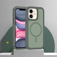 Case with frame for iPhone 11, for MagSafe, green