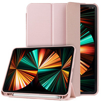 Case for iPad Pro 11 2021/2022, Smartcase with stylus space, pink