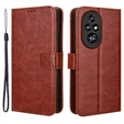 Flip case for Honor 200 Pro 5G, Crazy Horse Wallet, brown