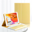 Case + keyboard iPad 10.2 2019 / 2020 / 2021, yellow
