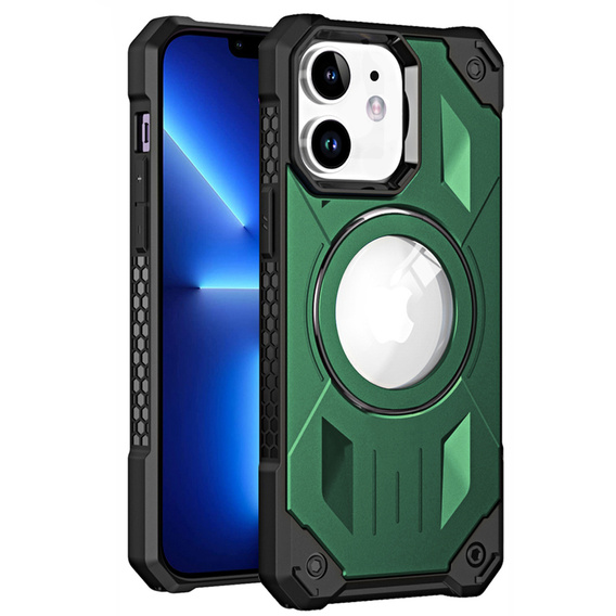 Case for iPhone 11, Heavy Duty, for MagSafe, green