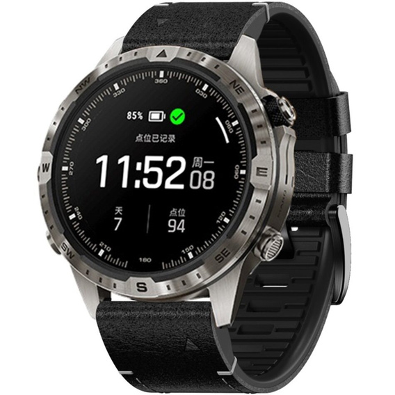 Quickfit leather strap for Garmin Fenix 5/6/6 PRO/7 Forerunner 965/955/945