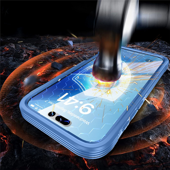Shockproof case with glass, for MagSafe for iPhone 17 Pro Max