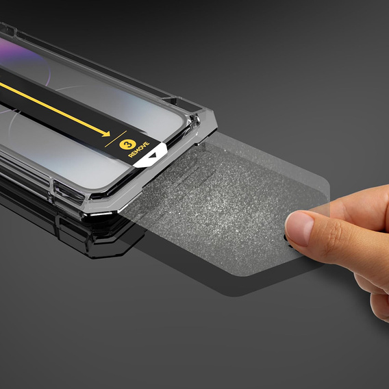 2x Tempered Glass for iPhone 15, ERBORD Easy App Full Screen Protector