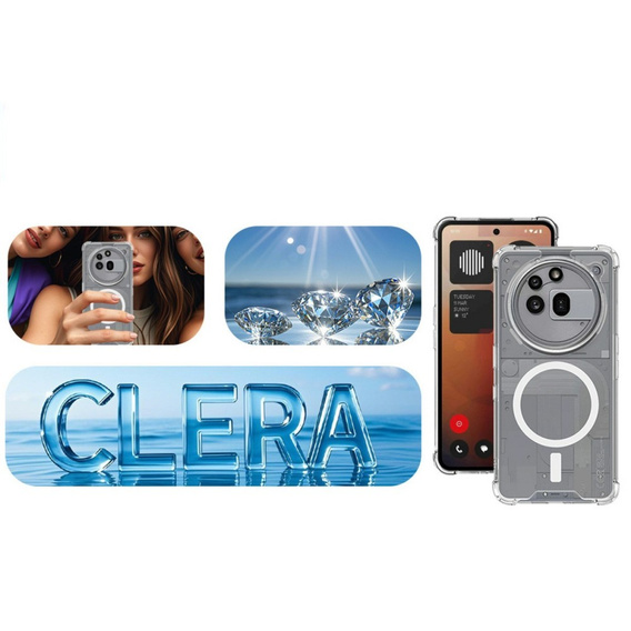 IMAK case for Nothing Phone 3a Pro, Dropproof, transparent