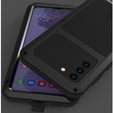 Love Mei Case for Samsung Galaxy S21+ Plus, armored with glass, black