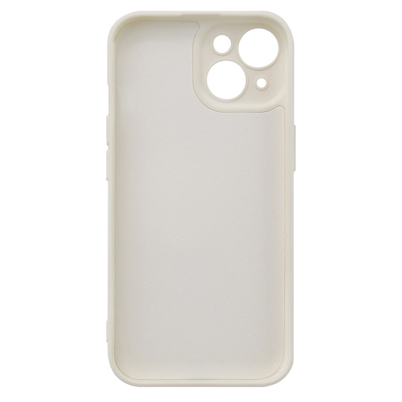 Case for iPhone 15 Plus, Silicone Lite, beige