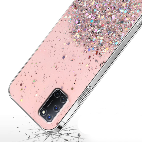 Case for Oppo A52 / A92 / A72, Glittery, pink