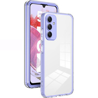Case for Samsung Galaxy M34 5G, Fusion Hybrid, transparent / purple