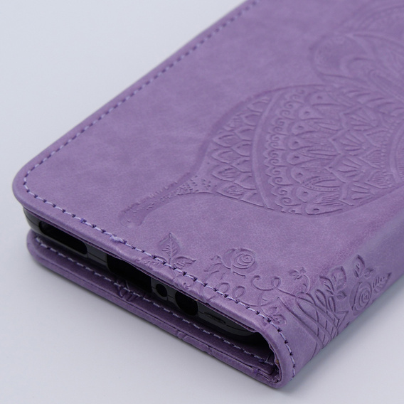 Flip case for Motorola Moto G54 5G, Butterfly, purple