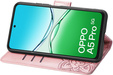 Flip case for Oppo A5 Pro 5G, Butterfly, pink rose gold