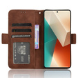 Flip case for Xiaomi Redmi Note 13 5G, Card Slot, brown