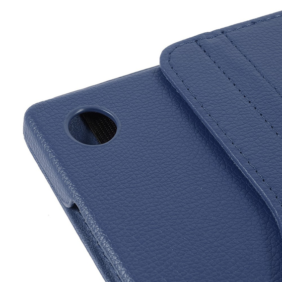 Case for Samsung Galaxy Tab A9+ TB330FU 10.95", Rotating 360, dark blue