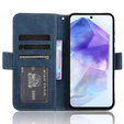Flip case for Samsung Galaxy A35 5G, Card Slot, blue