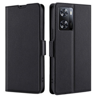 Flip case for Oppo A57s, Wallet Thin Magnet, black