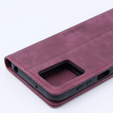 Case for Motorola Moto G53, ERBORD Vintage, wallet with flap, red