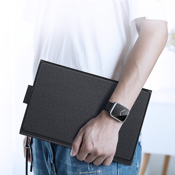Case + keyboard Samsung Galaxy Tab S10 Ultra, Dux Ducis TouchPad Leather Pen Slot, black