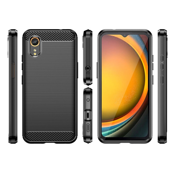 Case for Samsung Galaxy Xcover 7, Carbon, black