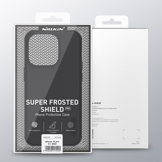 NILLKIN Case for iPhone 14 Pro Max, Super Frosted Shield Case, black