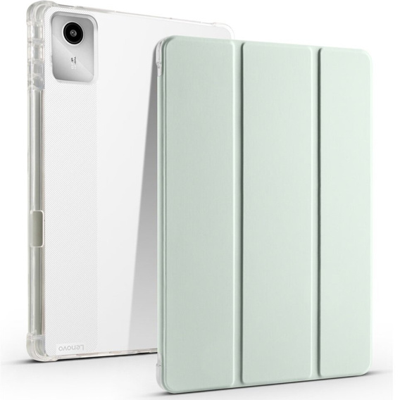 Case for Lenovo Tab M11, Smartcase Hybrid, with stylus space, light green