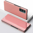 Case for Samsung Galaxy M23 5G / M13, Clear View, pink rose gold