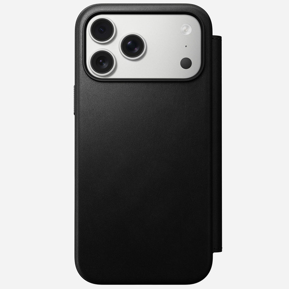 Nomad case for iPhone 17 Pro Max, Modern Leather Folio, black