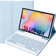 Case + keyboard Samsung Galaxy Tab S6 Lite P610/P615 / S6 Lite 2022 10.4, Pen Slot, blue