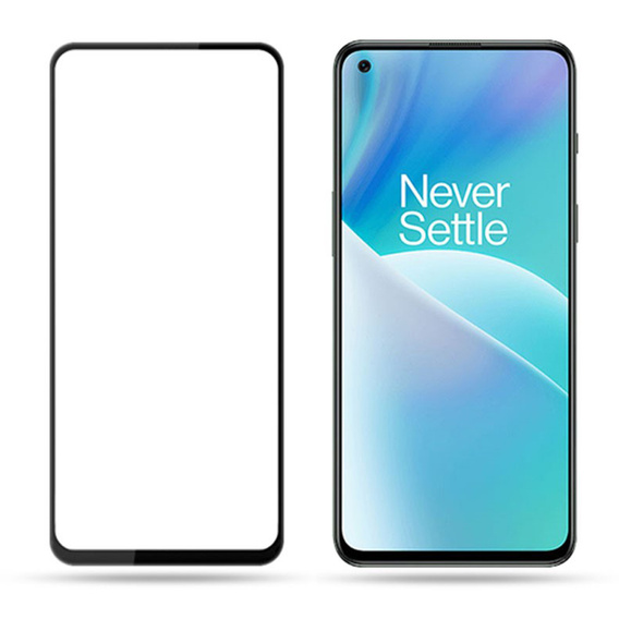 Mocolo Full Glue Tempered Glass for OnePlus Nord 2T 5G, black frame