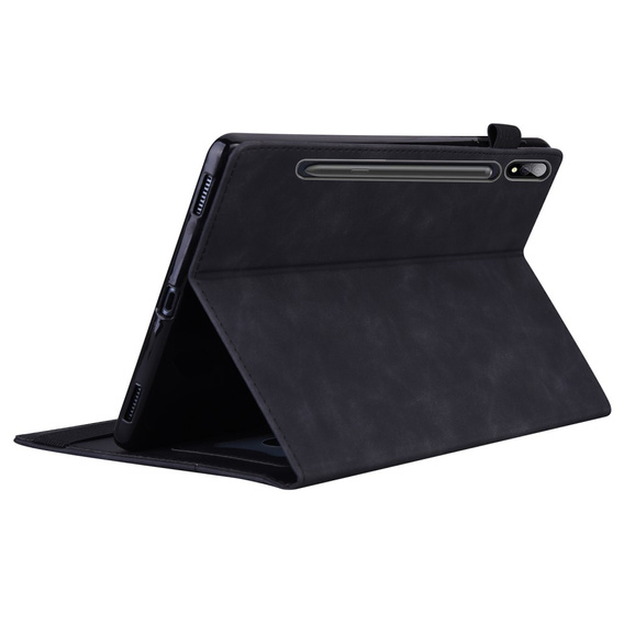 Case for Samsung Galaxy Tab S10 FE+ Plus, Classic, with space for stylus, black