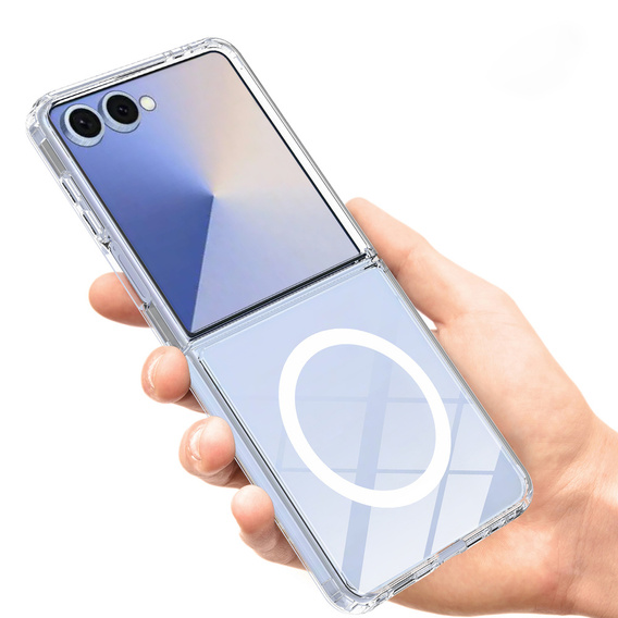 Transparent case with MagSafe for Samsung Galaxy Z Flip7 5G