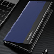 Flip case for Samsung Galaxy M33 5G, Side Magnetic, dark blue