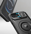 Armored case for iPhone 16e, Dexnor CamProtect MagSafe, black