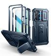 Armored case for Samsung Galaxy A16, Dexnor Full Body (Two Frames), dark blue