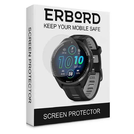 3x ERBORD hydrogel film for Garmin Forerunner 965