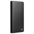 Flip case for Samsung Galaxy S25 Ultra, QIALINO Leather Wallet, black