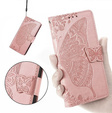 Flip case for Realme 14X / Realme C75, Butterfly, pink rose gold