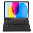 Case + keyboard iPad 10.9 2022 10 Gen, TouchPad Pen Slot, black