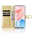 Flip case for Honor 400 5G, Crazy Horse Wallet, gold