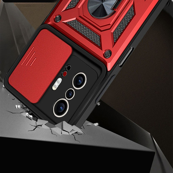 Case for Xiaomi 11T / 11T Pro, CamShield Slide, red