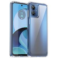 Case for Motorola Moto G14, Fusion Hybrid, transparent