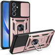 Case for Samsung Galaxy A34 5G, CamShield Slide, pink rose gold