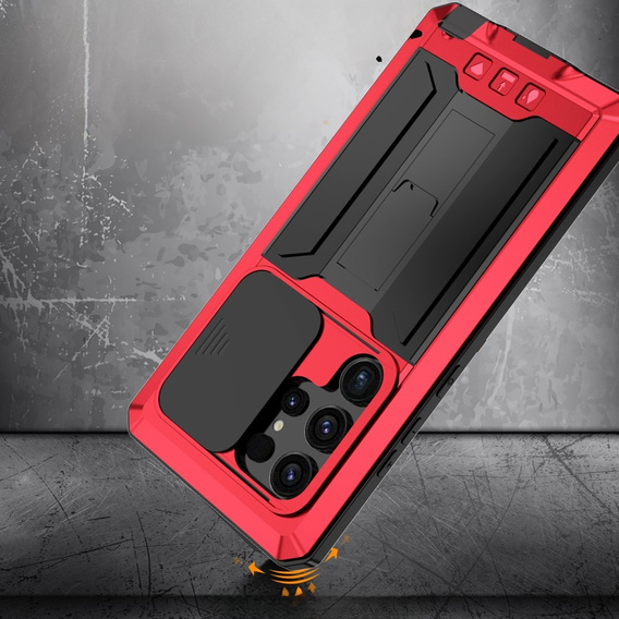 Armored case for Samsung Galaxy S24 Ultra, R-JUST, red