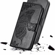 Flip case for Infinix Hot 40i, Butterfly, black